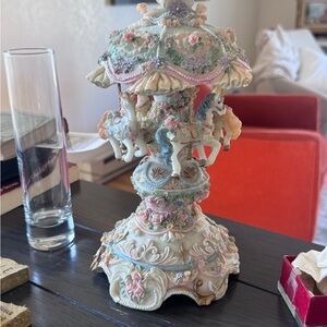 Vintage Carousel Music Box
